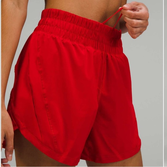 lululemon athletica Pants - NWT 🍋 Lululemon Track That MR Short 5” Lined Dark Red Sz 4